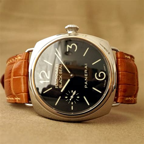 panerai radiomir black seal pam 183 ราคา|Panerai radiomir black seal strap.